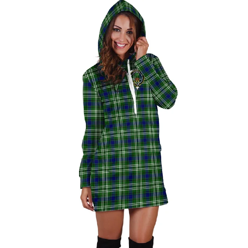 Fantastic Deals Swinton Tartan Hoodie Dress with Family Crest