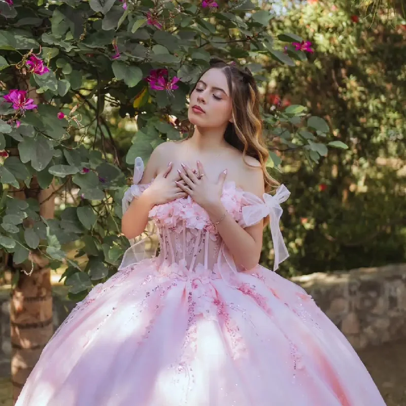 Savings Galore ruched dressPrincess Pink Bloom Puffy Gowns 3D Flower Beaded A-line Long Tulle Eveing Dresses With Train Garden Bridal Gowns Savings Galore ruched dressPrincess Pink Bloom Puffy Gowns 3D Flower Beaded A-line Long Tulle Eveing Dresses With Train Garden Bridal Gowns