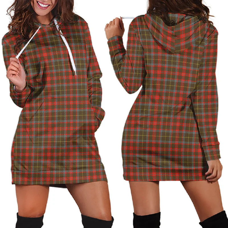 Special Price MacIntosh Hunting Weathered Tartan Hoodie Dress