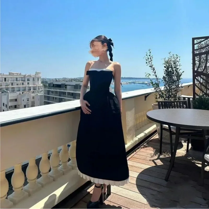 Closeout Sale ashionable dressElegant Jennie Dress Sheath Cake Pleated Wedding Gowns Party Protagonist Banquet Small Vestido Elegante Mujer Para Fiesta