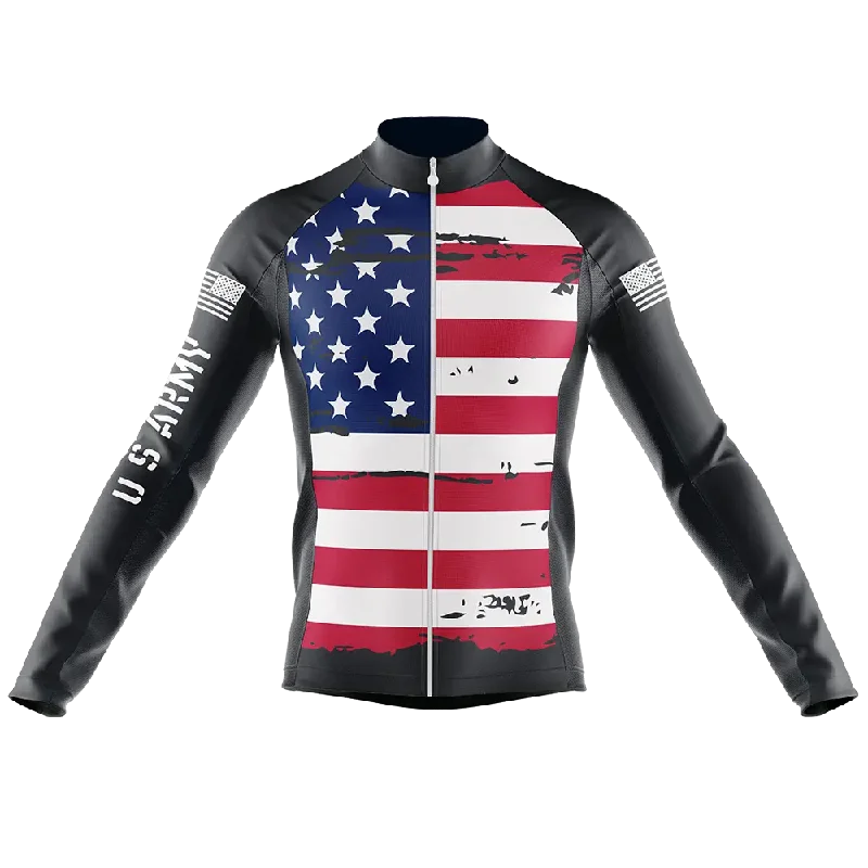 Price Reduction premium gym hoodieUS Army V4 Long Sleeve Cycling Jersey