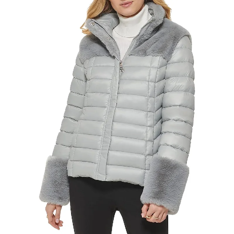 warm outerwearWomens Nylon Puffer Jacket