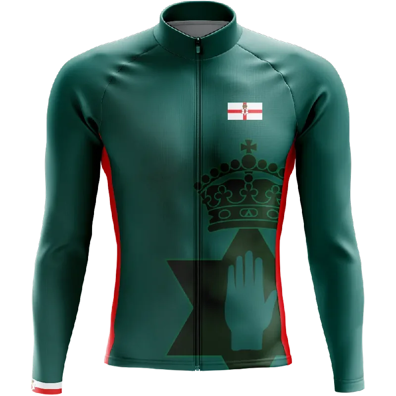 Exclusive Savings cozy gym sweatshirtNorthern Ireland Elite Long Sleeve Cycling Jersey