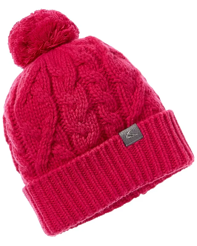 trendy jacketCapranea Arosa Pom Wool Beanie