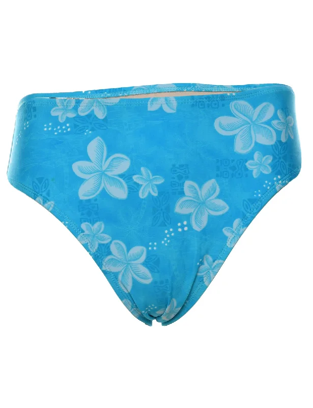 fashionable outerwearCarolina Blues Floral Bikini Bottoms - M