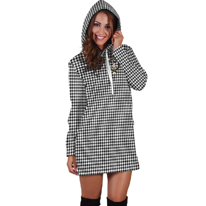 Exclusive Access Shepherd Tartan Hoodie Dress with Family Crest