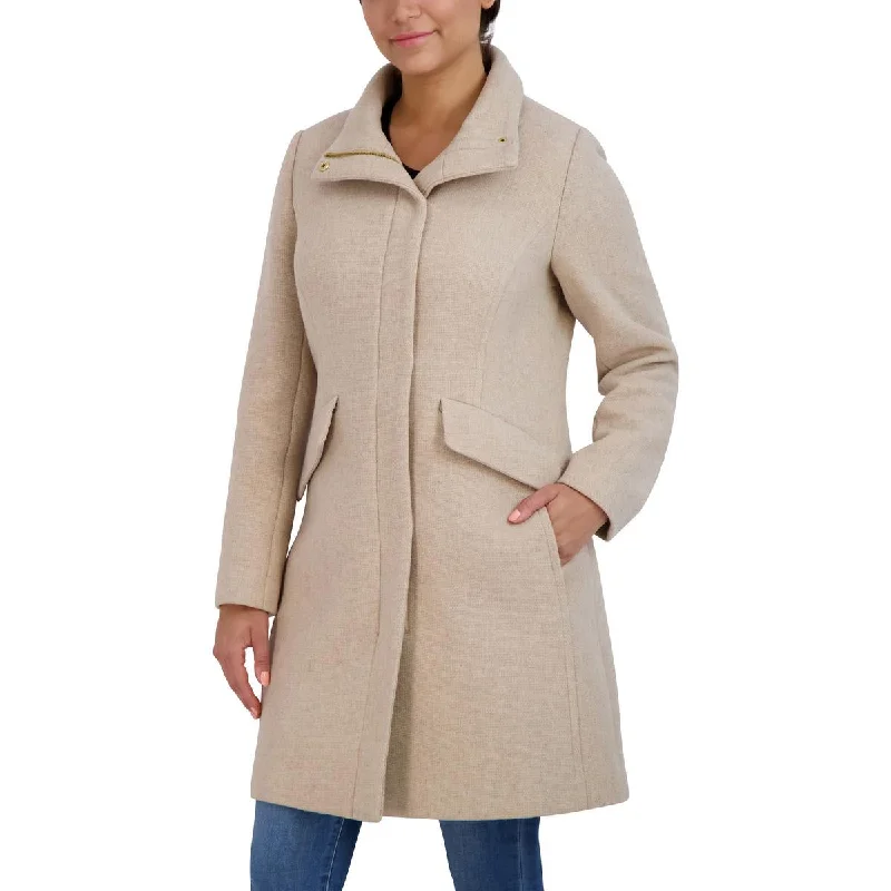 oversized coatWomens Wool Blend Woven Wool Coat