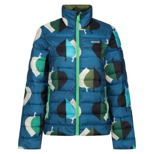 sporty jacketRegatta Womens/Ladies Orla Kiely Leaf Print Baffled Padded Jacket