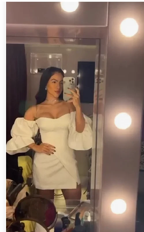 Mega Deal comfy dressCute White Short Sleeves Homecoming Dress,White Party Gown Y7130 Mega Deal comfy dressCute White Short Sleeves Homecoming Dress,White Party Gown Y7130