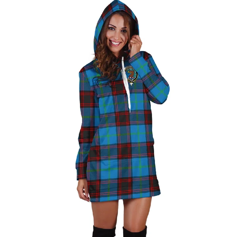 Best Seller Wedderburn Tartan Hoodie Dress with Family Crest