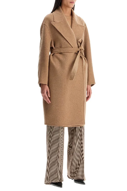 Instant Discount fitted trench coatMax Mara Atelier Cashmere Robe-Style Coat With Eight