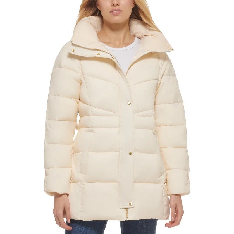 sleek jacketWomens Insulated Belted Puffer Jacket