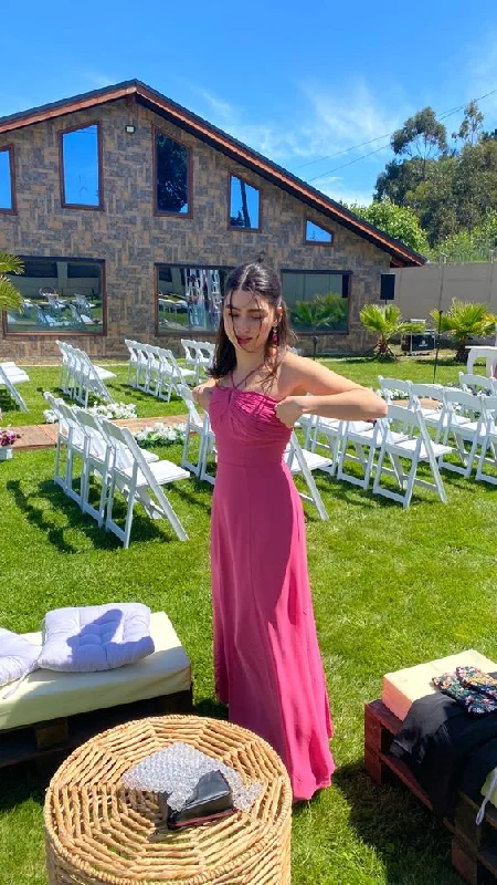 Deep Discounts oversized dressCharming Elegant Halter Neckline Long Prom Dress,Wedding Guest Outfit Y6918 Deep Discounts oversized dressCharming Elegant Halter Neckline Long Prom Dress,Wedding Guest Outfit Y6918