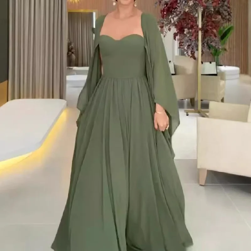 Major Savings casual summer dressWomen's Fashion Casual Shawl Waist-tight Pure Color Split Dress Major Savings casual summer dressWomen's Fashion Casual Shawl Waist-tight Pure Color Split Dress