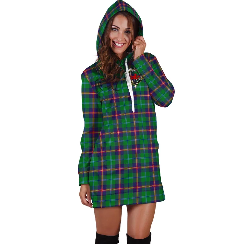 Instant Savings Young Tartan Hoodie Dress with Family Crest