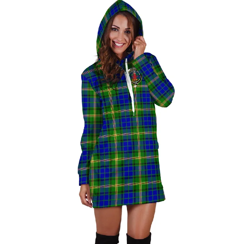 Discount Days Maitland Tartan Hoodie Dress with Family Crest
