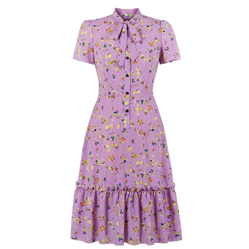 Markdowns backless dressBerriesJam - Floral Print Bow Tie Neck Button Front Party Dress Markdowns backless dressBerriesJam - Floral Print Bow Tie Neck Button Front Party Dress