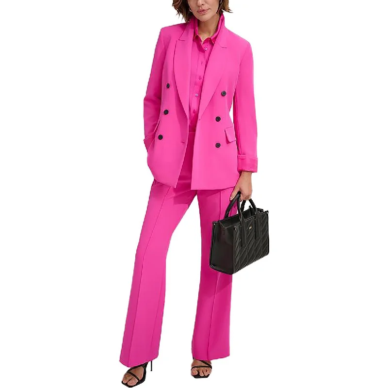 Amazing Deals trendy jacketWomens Solid Workwear Double-Breasted Blazer