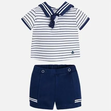 wrap dressMayoral Navy Sailor set