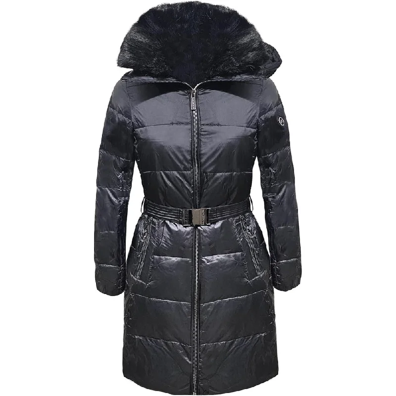 Discount Extravaganza relaxed winter jacketMichael Michael Kors Women's Black 3/4 Down Puffer Coat with Black Faux Fur Trim Discount Extravaganza relaxed winter jacketMichael Michael Kors Women's Black 3/4 Down Puffer Coat with Black Faux Fur Trim