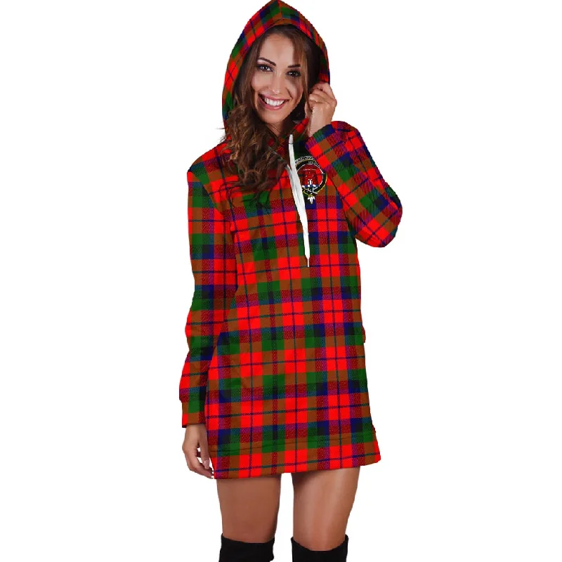 Great Deals MacNaughton Modern Tartan Hoodie Dress with Family Crest