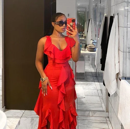 Super Sale party dressChic Red Long Prom Dress Formal Dress