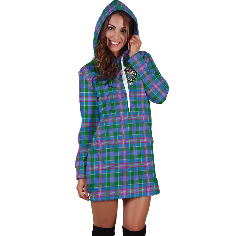 Price Cut Ralston Tartan Hoodie Dress with Family Crest