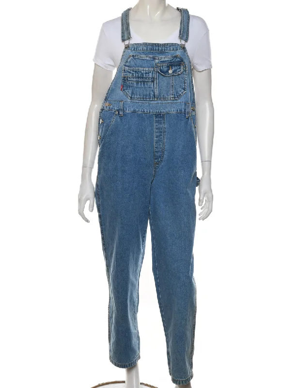 contemporary coatLight Wash Dungarees - W38 L29