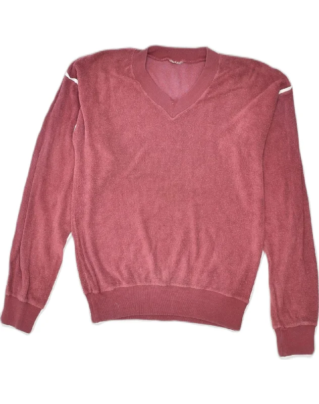 Major Savings trendy hooded sweatshirtVINTAGE Womens Sweatshirt Jumper XS Maroon