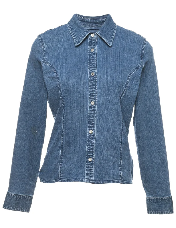 Final Clearance stylish coatIndigo Denim Shirt - S