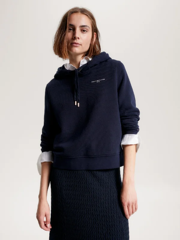 Grand Opening Sale high-fashion hoodieTommy Hilfiger 1985 Reg Mini Logo Hoodie, Navy