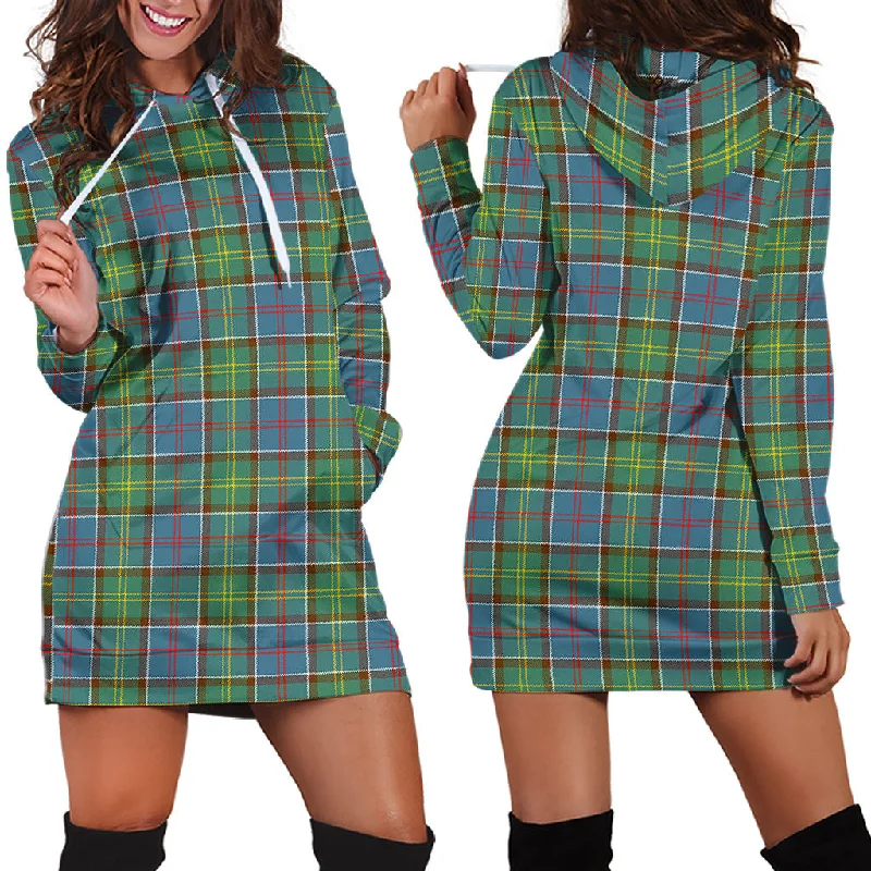 Doorbuster Deal Whitelaw Tartan Hoodie Dress