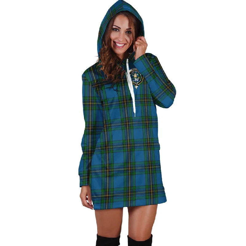 Limited Time Offer Murray of Elibank Tartan Hoodie Dress with Family Crest