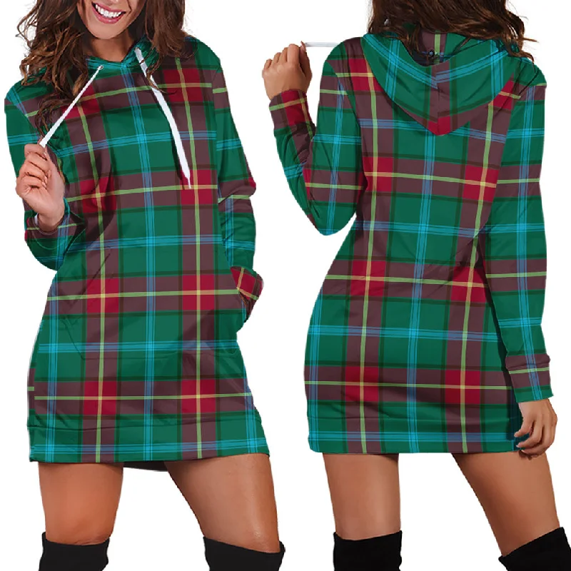 Deal Alert Manitoba Province Canada Tartan Hoodie Dress