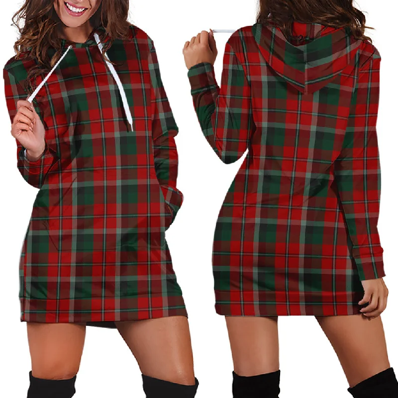 Deal Dash Montrose Tartan Hoodie Dress