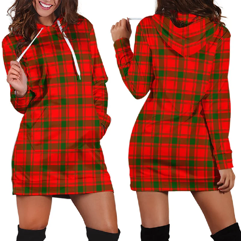 Stock Up and Save MacQuarrie Modern Tartan Hoodie Dress