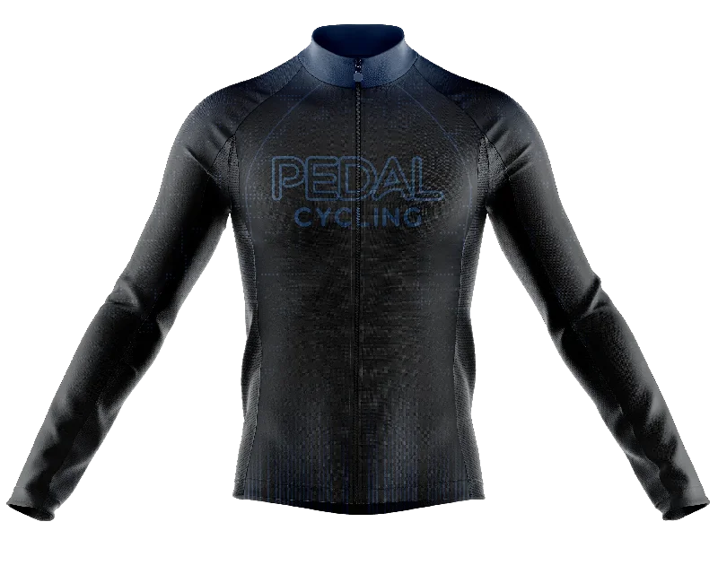 soft athletic sweatshirtPedal Cycling V1 Long Sleeve Cycling Jersey