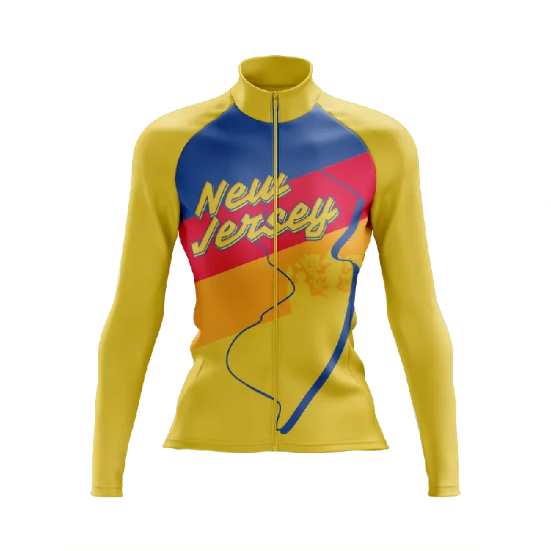 Daily Deals cozy gym sweatshirtWomen's New Jersey Long Sleeve Cycling Jersey