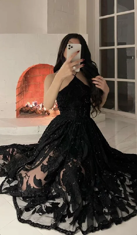 Must-Have Deals mini dressCharming Black Evening Dress,Black Birthday Party Dress Y6393