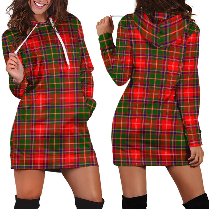 Closeout Sale Somerville Modern Tartan Hoodie Dress