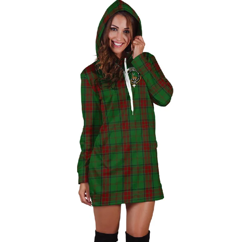 Low Prices Maxwell Hunting Tartan Hoodie Dress with Family Crest