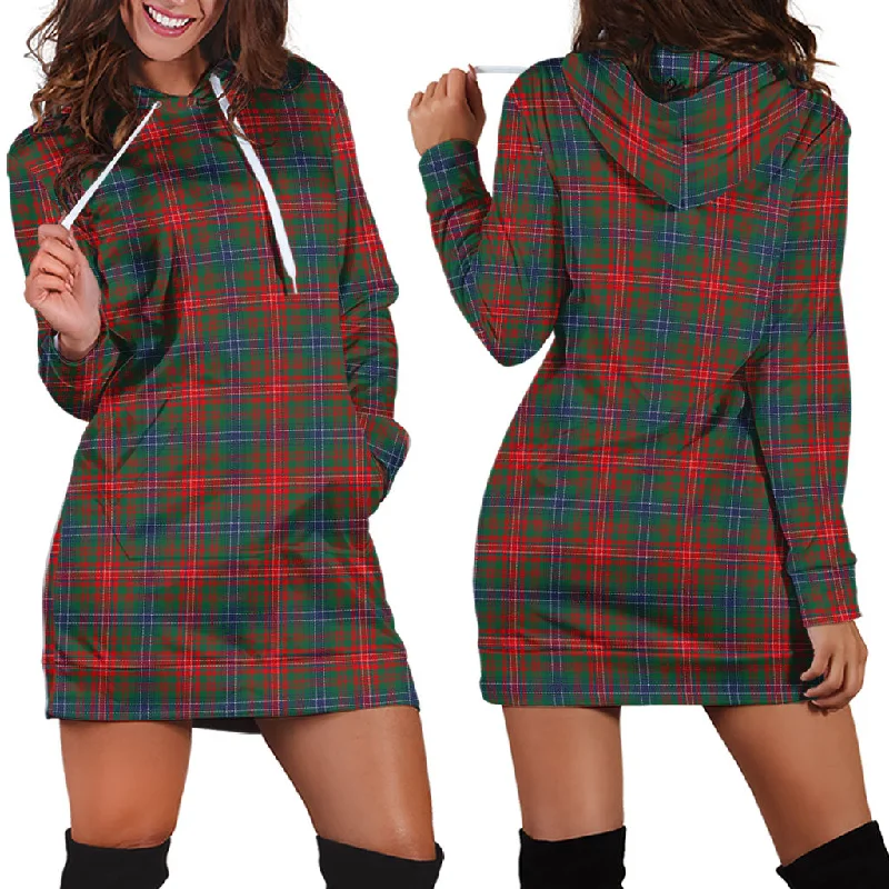 Price Slash Wilson Modern Tartan Hoodie Dress