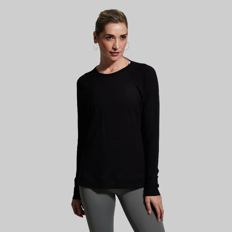Online Only cozy hoodieDaydream Long Sleeve (Black)
