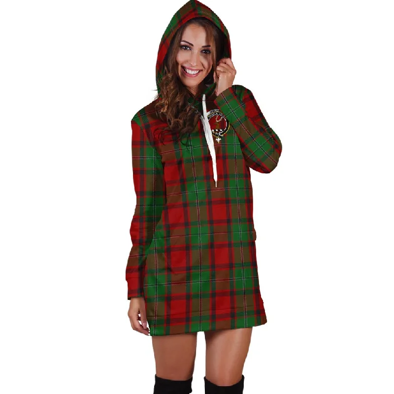 Special Price MacPhail (McPhail) Tartan Hoodie Dress with Family Crest