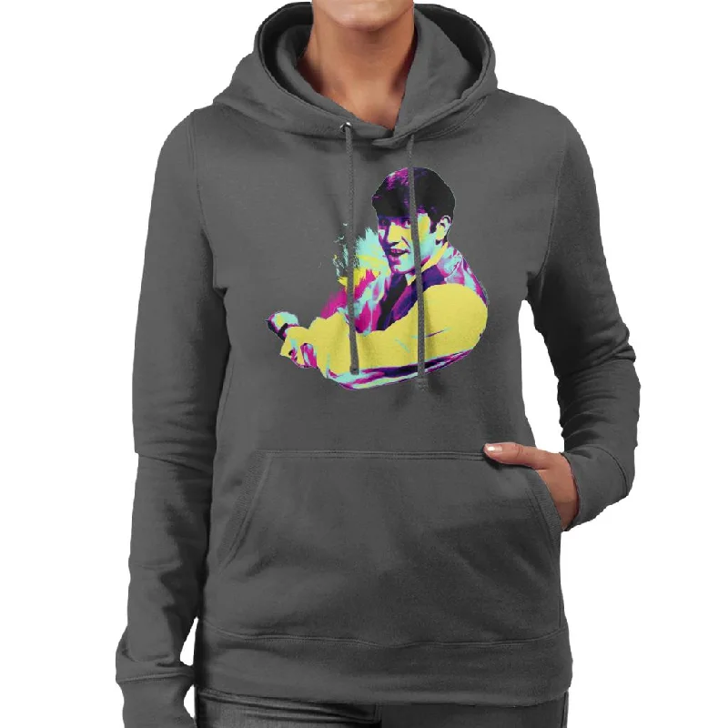 Mega Sale fitted hoodieTV Times Jimmy Tarbuck 1964 Pop Art Stylised Women's Hooded Sweatshirt