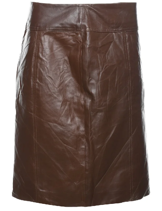 Daily Specials winter coatA-Line Leather Skirt - M