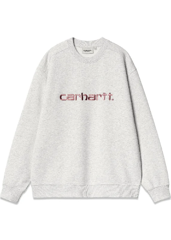 Steals and Deals luxury fitness sweatshirtW Carhartt Sweat - Ash Heather / Dusty Rose Steals and Deals luxury fitness sweatshirtW Carhartt Sweat - Ash Heather / Dusty Rose