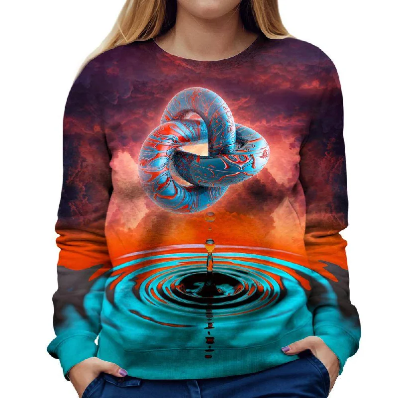 performance workout sweatshirtA Psychedelic Womens Sweatshirt