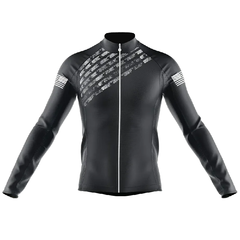 stylish athletic hoodieUSA V2 Long Sleeve Cycling Jersey