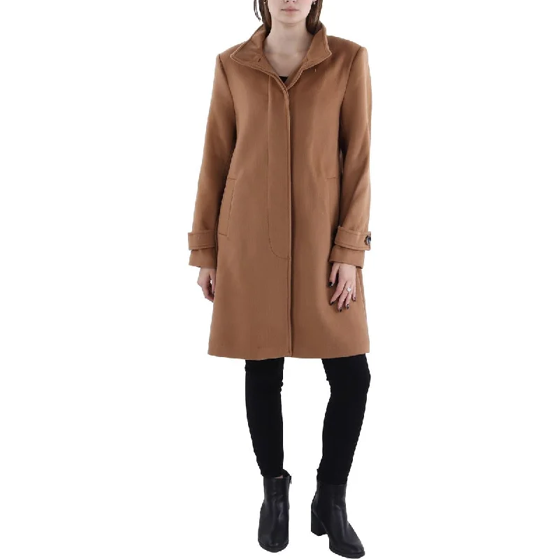 slim fit coatWomens Wool Cozy Trench Coat